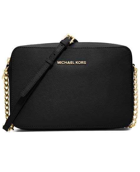 black michael kors jet set crossbody